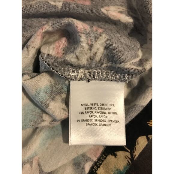 Anthropologie Vanessa Virginia Derva Floral Twisted High Neck Tank - Extra Small - Picture 7 of 9